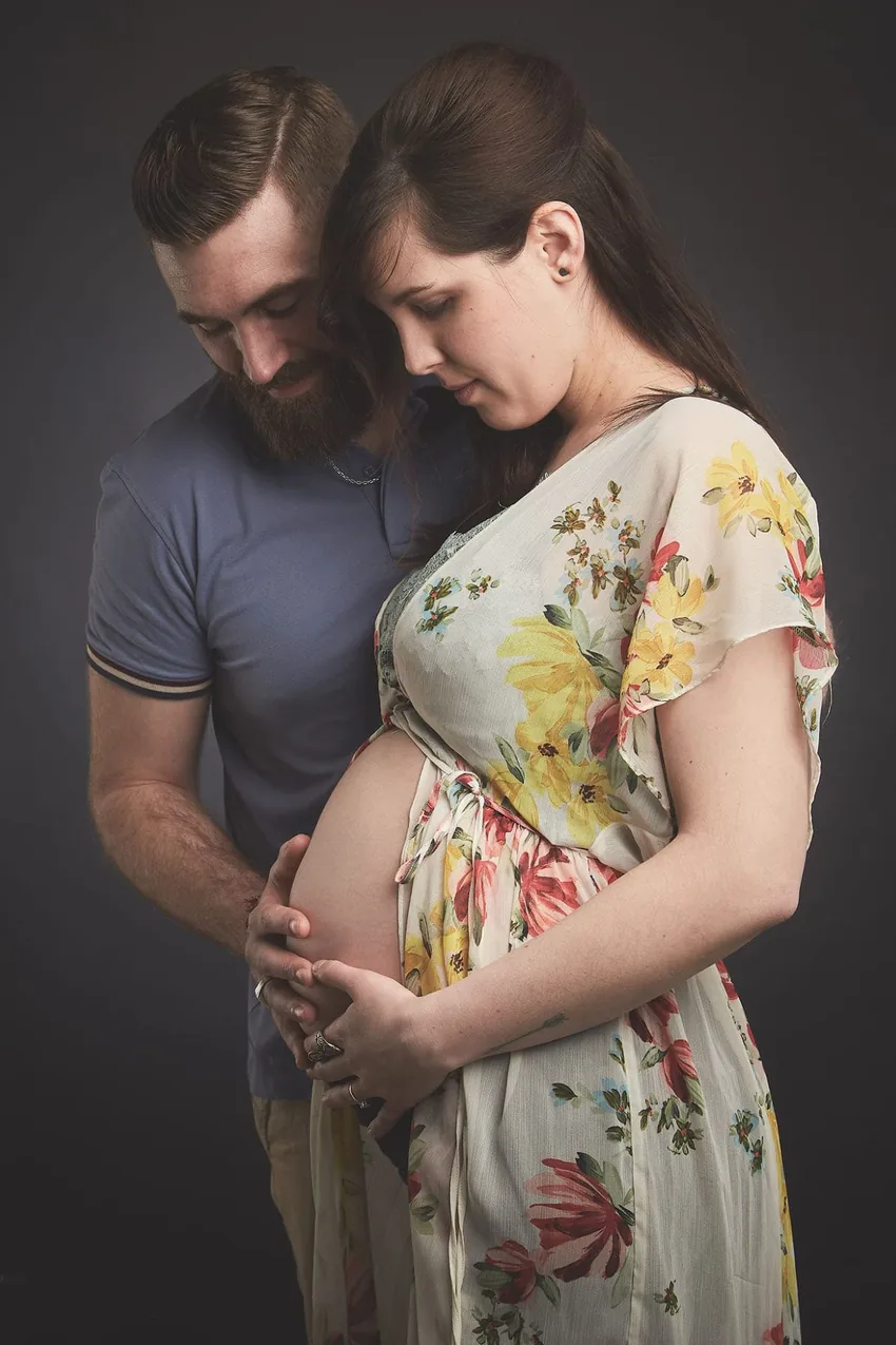 Robe fleurie, tendresse partagée